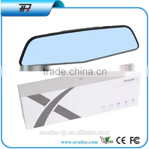 CARDVR HD1080P Touch Screen Mesh Hd Rearview Mirror Dual Cameras BlackThe Best thumbnail-2