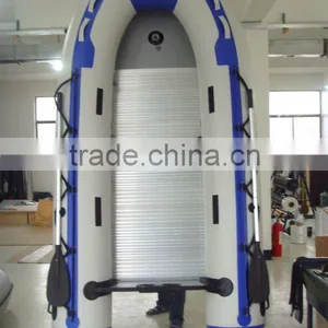 Blue&Grey>>Aluminum>>PVC Inflatable Boat thumbnail-1