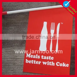 High Quality Printed Logo Cheap Advertising Wall Flags thumbnail-4
