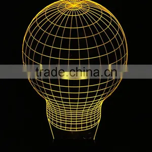 Snow Mountain Crystal Table Light Base Wedding 3d Optical Illusions Led Light Decoration thumbnail-3