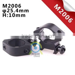 2 x Low Profile See Through 25.4mm Scope Rings 21mm Picatinny Weaver Rail Mount Free Shipping thumbnail-1