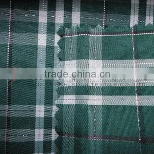 Polyester Yarn Dyed Check Flashy Yarn Fabric thumbnail-1