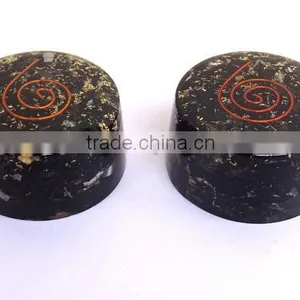 Black Tourmaline Stone Orgonite Tower Buster thumbnail-2