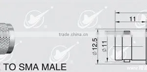 BNC to SMA Adaptork,female to Male thumbnail-1