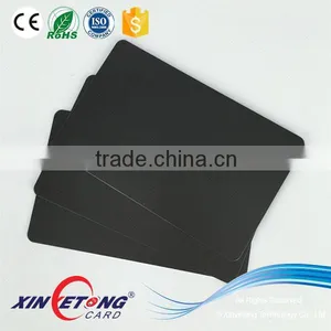 Whole Black PVC Material Plasitc Black PVC Card With Matte Surface thumbnail-1