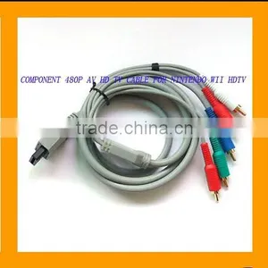 COMPONENT 480P AV HD TV CABLE FOR NINTENDO WII thumbnail-1