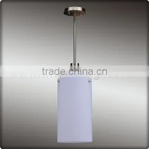 UL CUL Listed Brushed Nickel Modern Hanging Light With Glass Shade C20032 thumbnail-1