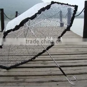 Chinese Wholesale Fancy Umbrella With Lace thumbnail-1