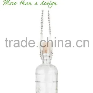 Garden Hobnail Glass Bird Feeder Bird Food Dispenser With Bottle thumbnail-3