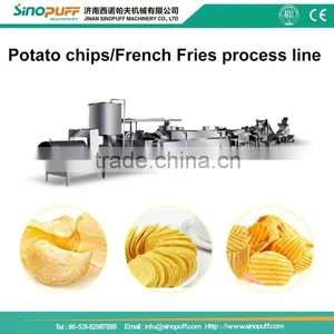 High Quality New Condition Stainless Steel Potato Crisp Production Line thumbnail-1