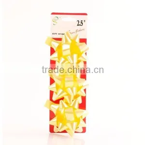 Various Metallic Decoration Ribbon Star Pre-made Ribbon Bow thumbnail-5