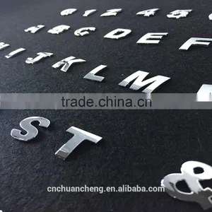 High Discount Quality Cheap Chrome Metal Car Badge Letters for Car Emblem,car Emblems and Letters,Chrome Car Logo thumbnail-2