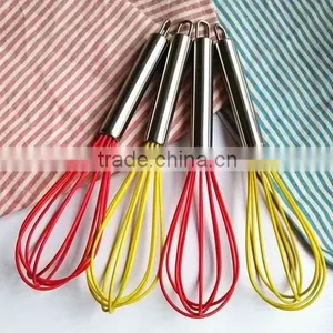 Non Stick Easy Cleaning Silicone Rubber Egg Whisk thumbnail-5