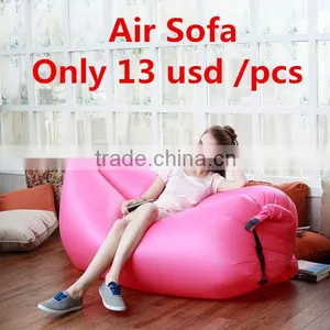 Fabric Material and Living Room Furniture Sofa Bed Inflatable Sleeping Nylon 210T Material Inflatable Air Sofa thumbnail-1