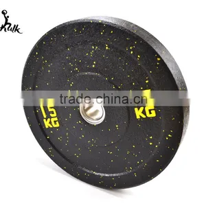 HULK IWF Hi-temp Solid Rubber Weightlifting Bumper Plate thumbnail-1