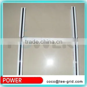 Galvanized Bar /groove Ceiling T Grid Plain White /Tee Grid Wholesale thumbnail-1