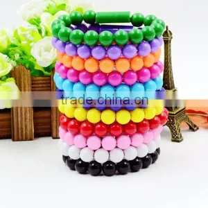 Candy Color Wearable Bracelet Wrist Pearl Micro USB Cable&8pin Cable for IPhone5/6 thumbnail-4