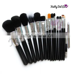 Synthetic Hair Oem Logo Makeup Brush for Beauty Gold Silver Color Supplier's Choice thumbnail-2