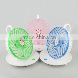 Slide-Proof Plate Coffee Cup Shaped Fan thumbnail-1