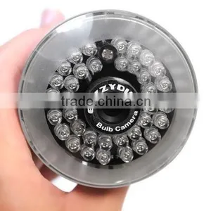 Bulb ip Camera With 940nm LED, IP Camera, Real Bulb Camera Support Onvif, Motion Detection, SD Card, Audio,E-mail Alarm thumbnail-1