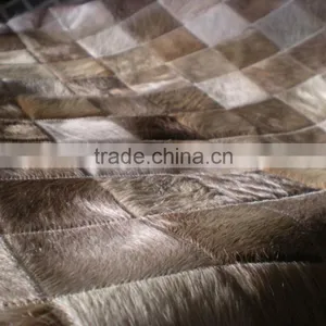 Nice Color Cowhide Patchwork Carpet thumbnail-1