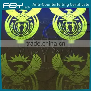 Invisible UV Fluorescent Security Certificate Printing thumbnail-3