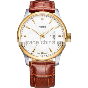 Most Popular China Online Shopping Women Leather Couple Lover Wrist Watch thumbnail-5