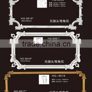Polyurethane pu Foam Elegant Corner and Frames Wall Decorative Moulding thumbnail-1