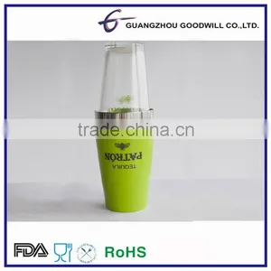 Shaker Bottle With Green PVC Coating thumbnail-1