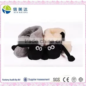 Cute Keeping Warm Shuan Plush Sheep Neckerchief thumbnail-1