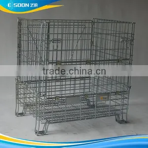 Industry Foldable Steel Wire Basket for Warehouse Storage thumbnail-3
