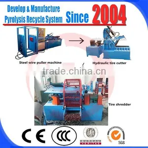 CE ISO Cut Tire Into Pieces Machine thumbnail-1