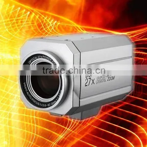 RY-27X2008 420TVL 1/4 SONY Super HAD CCD Color Box Camera PAL 27x Optical CCTV Zoom thumbnail-1