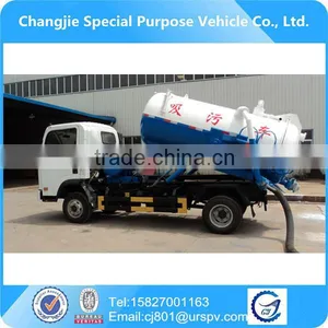 Good Price High Quality Independent Export 4*2 Fecal & Sewage Suction Truck thumbnail-1