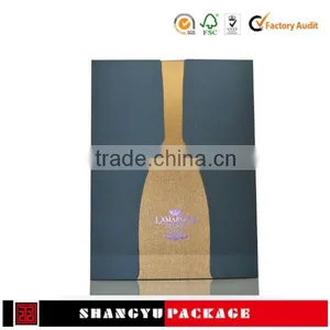 Grey Board Paper Custom Dimension of Carton Wine Box thumbnail-5