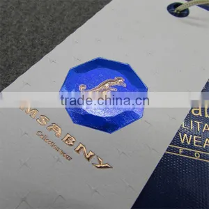 Embossed Stars Casual Design Labels For Clothing thumbnail-3
