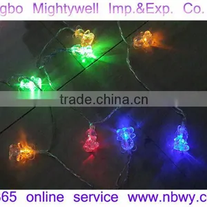 Tiny Bear LED String Light Twinkle Light Curtain Light Decorative Festival Party Event Accessory Solar Powered Rope Light thumbnail-3