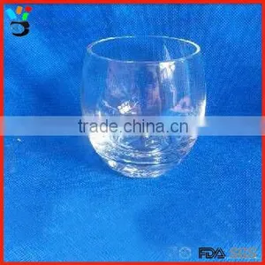 Personalized Size Novelty Design Stemless Whiskey Glass Handmade Iceberg Glass Cup thumbnail-1