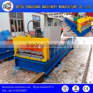 Servo Motor Trapezoidal Iron Roofing Sheet Roll Forming Machine thumbnail-5