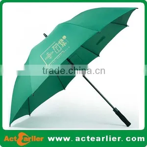 High Quality Windproof Auto Open Straight Golf Umbrella and ODM for Promotional and Branded Golf Umbrellas thumbnail-1