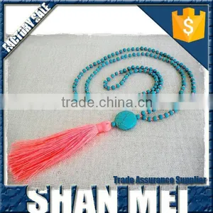 Custom Colorful Tassel Prayer 8mm Beads Bracelets thumbnail-3