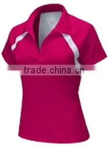 Woman's T-shirt With Collar thumbnail-1