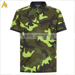 Polyester Spandex Fitness Shirts, Dry Fit Camo Shirt thumbnail-1