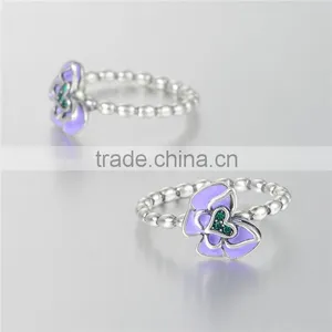 Fashion Jewellery Color Enamel Ladies Finger Rings thumbnail-4