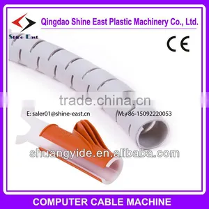 Spiral Cable Wrap Hose Extruder Machine / Cable Tidy Manager Making Machines Price Made in China thumbnail-1
