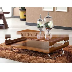 Morden Living Room Wooden Coffee Table thumbnail-1