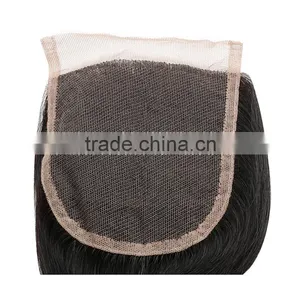 7A Brazilian Body Wave Closure 100% Virgin Human Hair 3.5x4 Swiss Lace Closure Bleached Knots Free Middle 3 Way Part Top Closure thumbnail-5
