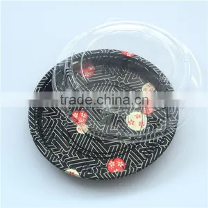 SM1-2105B Round Color Party Tray With Clear Lids thumbnail-3