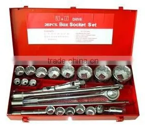 3/4''-1'' DR 26pcs BOX SOCKET SET thumbnail-1