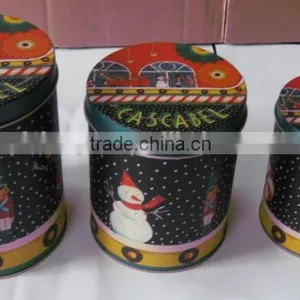 2016 Hot Christmas Tin Box Set, ,Christmas Cookie Tin Box, Christmas Tin Music Box thumbnail-1